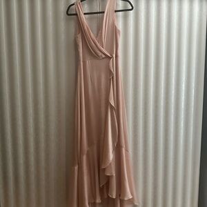 Taylor Blush High Low Dress